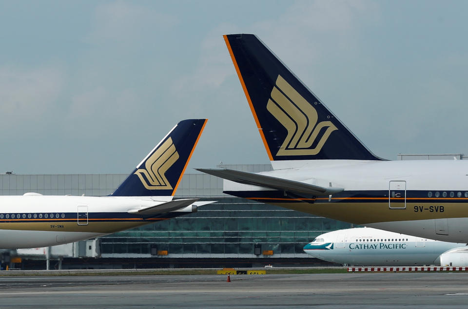 Singapore Airlines still faces headwinds from the tail of the pandemic and the war in Ukraine. (PHOTO: REUTERS/Edgar Su)