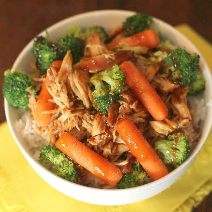 Slow Cooker Chicken Teriyaki Bowls