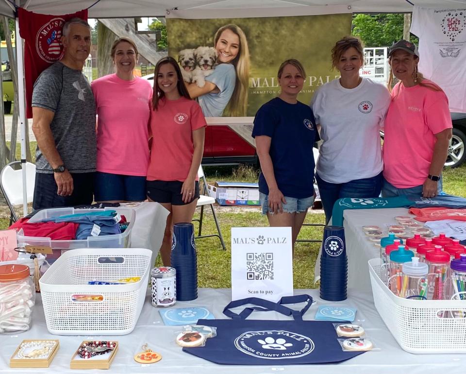 The Beach family and friends during a recent Mal's Palz fundraiser in Hampton County.