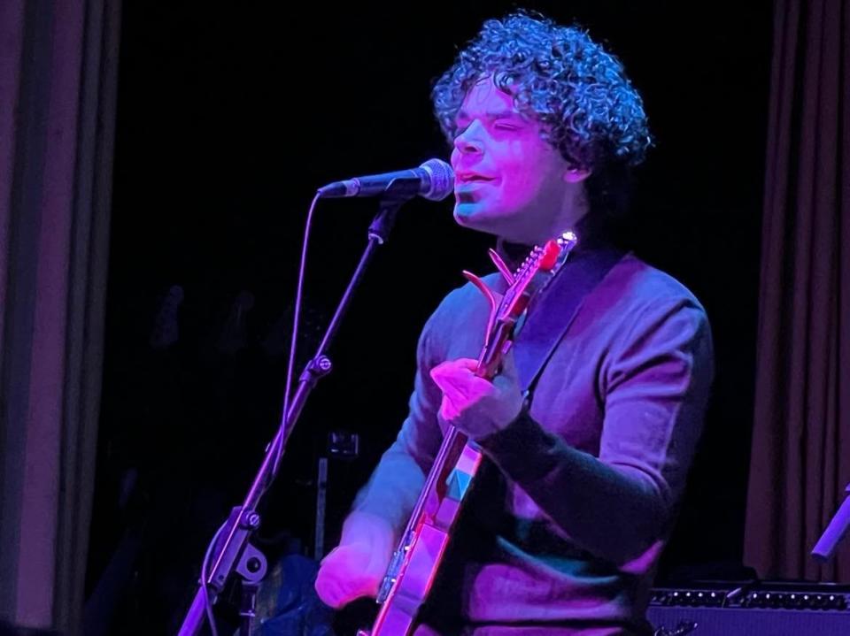 Charlie Hickey performs at Beachland Ballroom this past March in Cleveland. Hickey, an indie singer-songwriter in alternative pop, released his first album this year, "Nervous At Night."