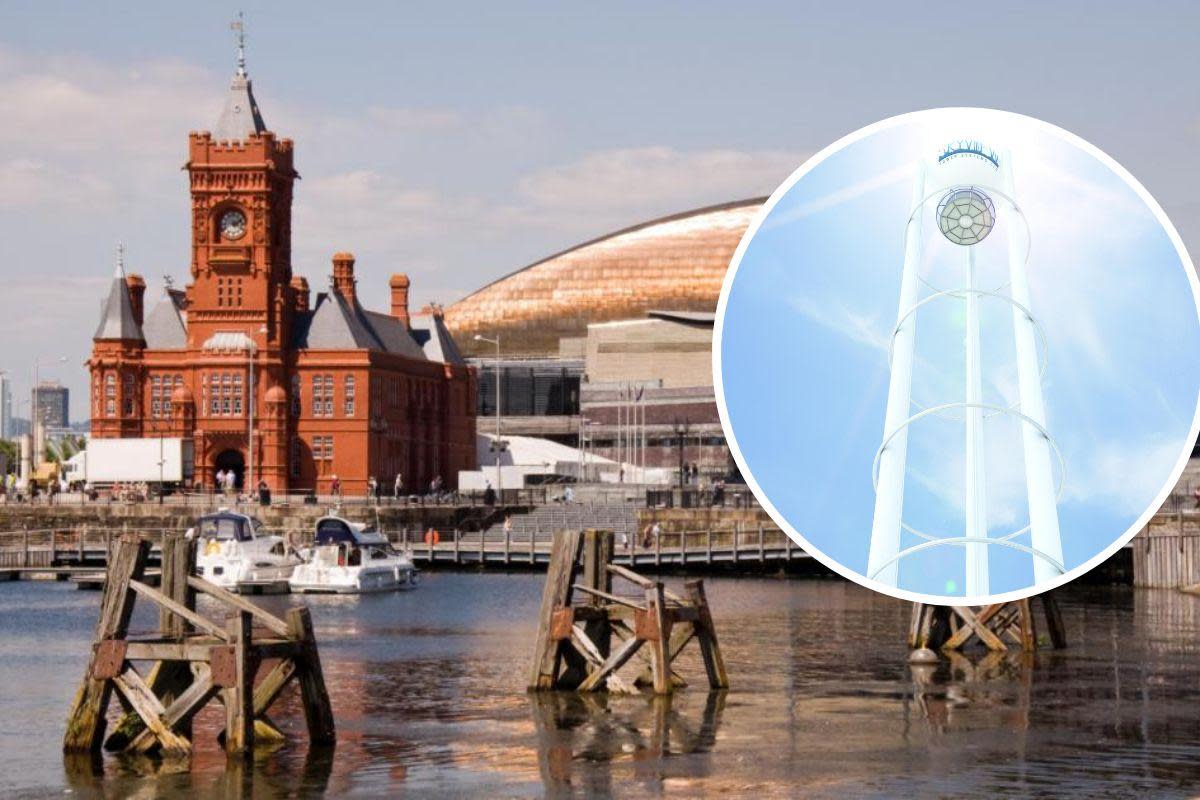 Skyview has proposed bringing a 90-metre-high balloon ride with a rotating viewing platform to Cardiff Bay. Pic: Skyview. Free for LDRS partners <i>(Image: Skyview)</i>