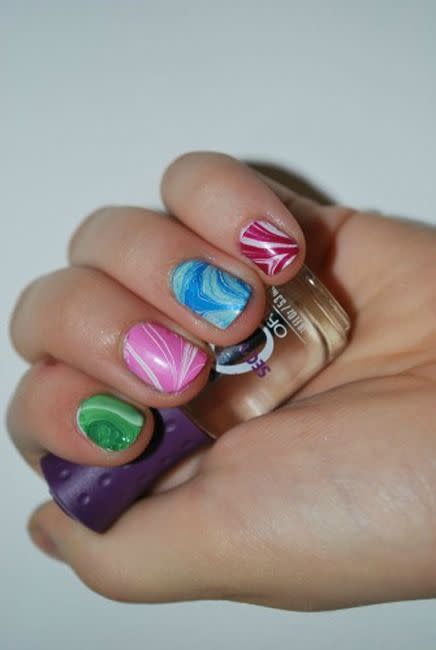 THE GOAL: Marbleized Nails
