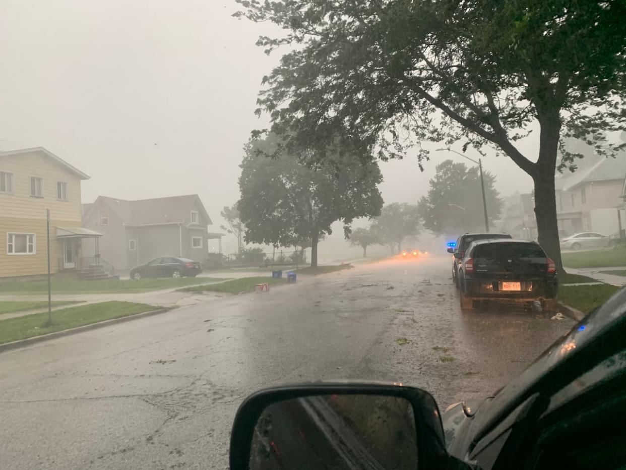 Environment Canada says severe thunderstorms could hit Windsor-Essex Tuesday evening. (Kathleen Saylors/CBC  - image credit)