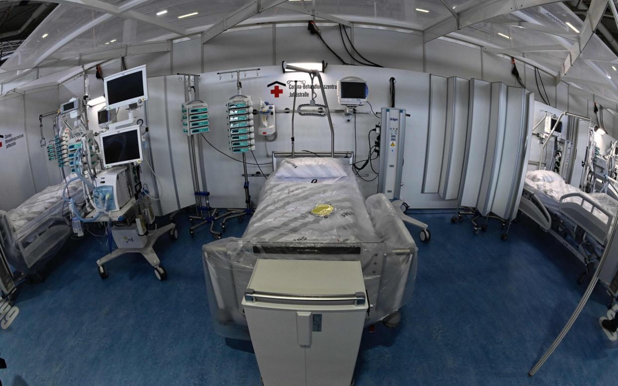 The intensive care unit of Berlin's Corona-Treatment-Centre