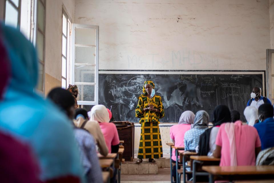 Madame Sakho, a teacher at a school in Saint Louis, Senegal, where MSI provides information (Arete/Randa Osman/MSI Reproductive Choices)