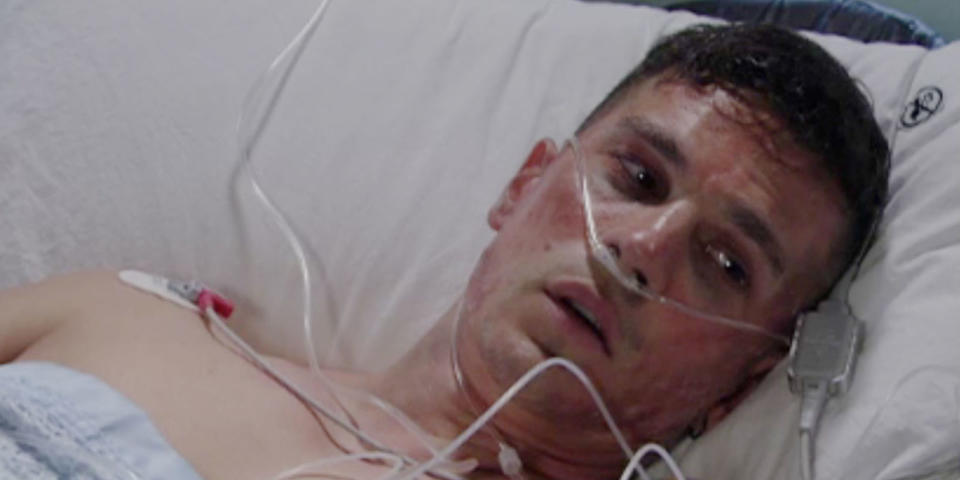 Aaron’s character Steven Beale was killed off last month. Copyright: [BBC]