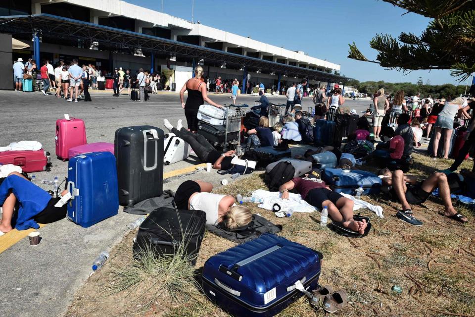 Earthquake: Flights were cancelled out of Kos airport but Brits have been reassured they will still be able to travel: AFP/Getty Images