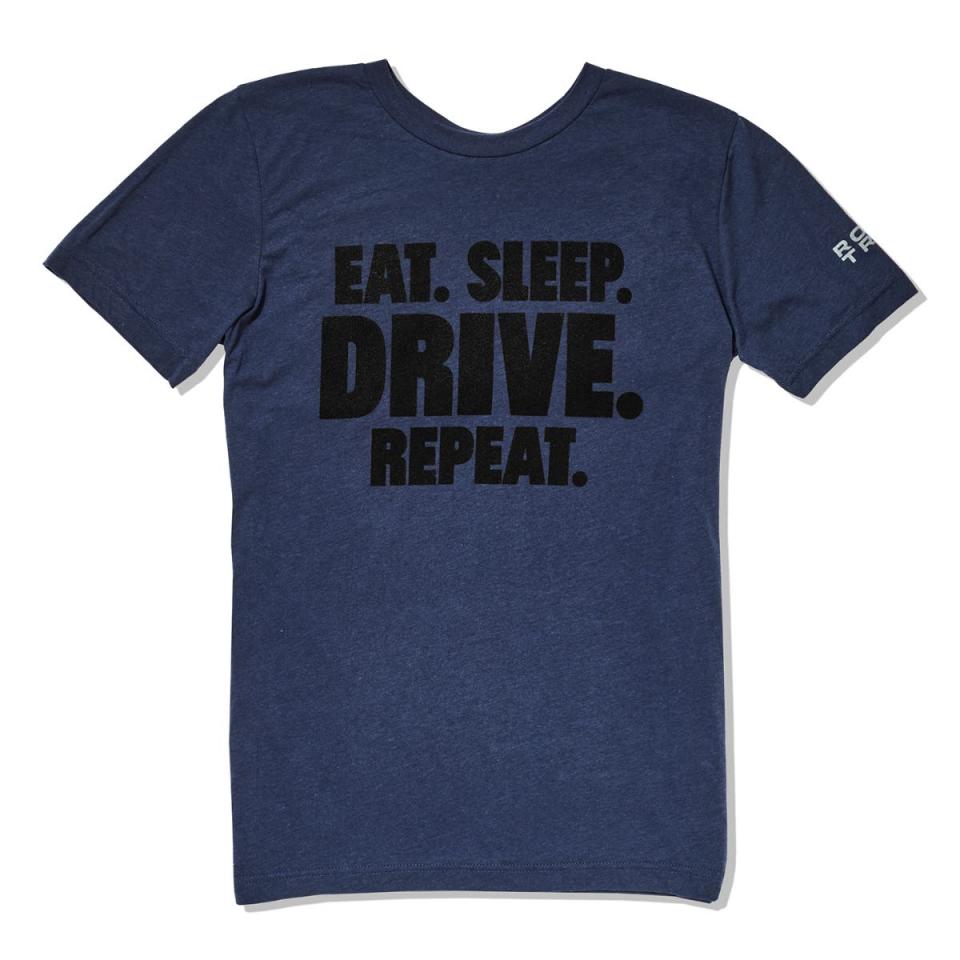 <p><a href="https://shop.roadandtrack.com/eat-sleep-drive-repeat-short-sleep-t-shirt.html" rel="nofollow noopener" target="_blank" data-ylk="slk:Shop Now;elm:context_link;itc:0;sec:content-canvas" class="link ">Shop Now</a></p><p>'Eat. Sleep. Drive. Repeat.' T-Shirt</p><p>roadandtrack.com</p><p>$24.00</p><span class="copyright">Road & Track</span>