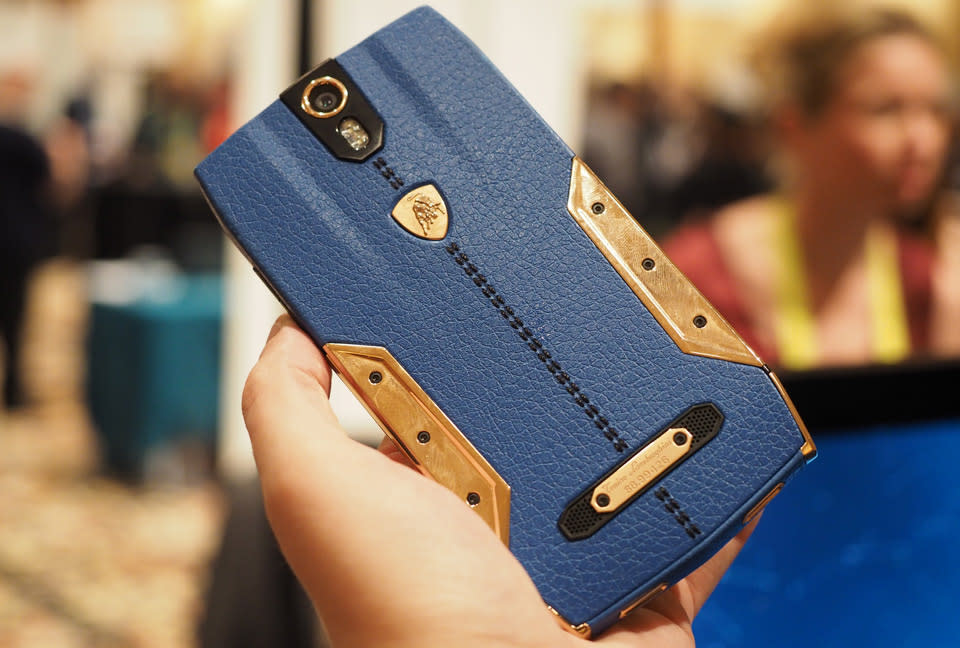 Tonino Lamborghini's 88 Tauri phone is leather, steel... and $6,300 |  Engadget