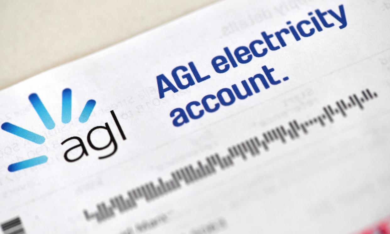 <span>It is alleged AGL failed to take steps to stop more than $700,000 being wrongly diverted from welfare payments vis Centrepay.</span><span>Photograph: David Mariuz/AAP</span>