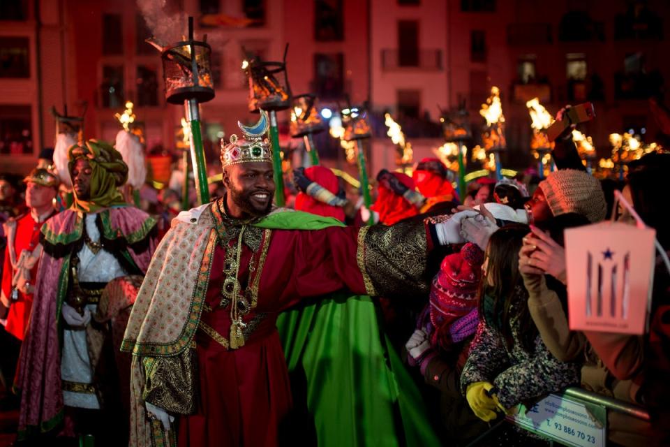 Blackface is not allowed at Three Kings’ Day parades in Barcelona (Josep Lago / AFP via Getty Images)