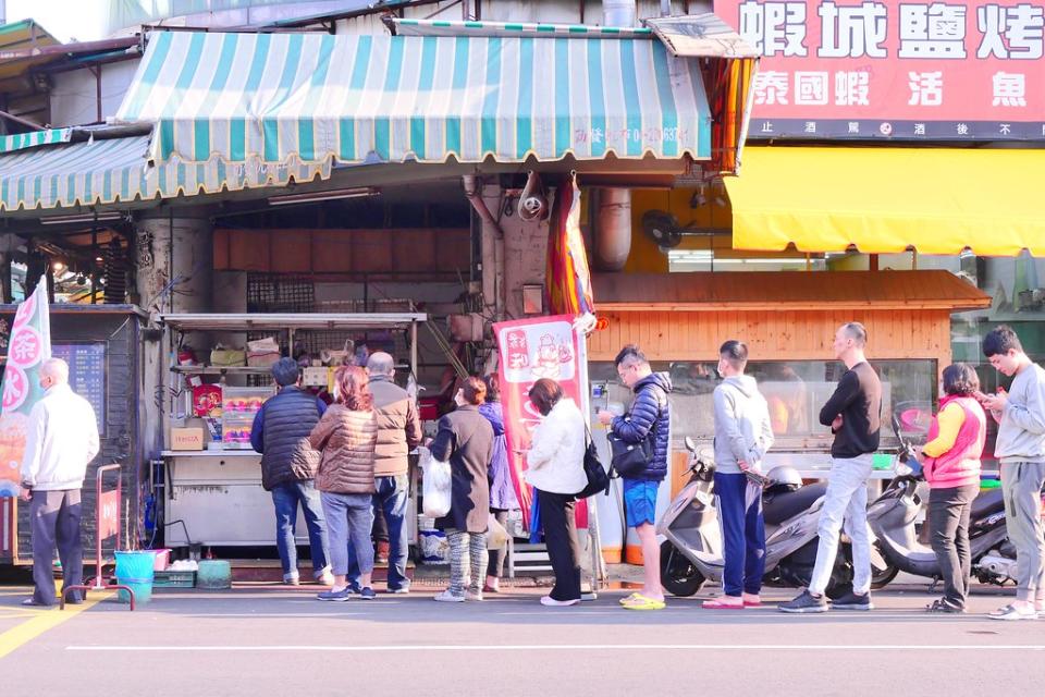 台中華美黃昏市場｜緣味蔥抓餅