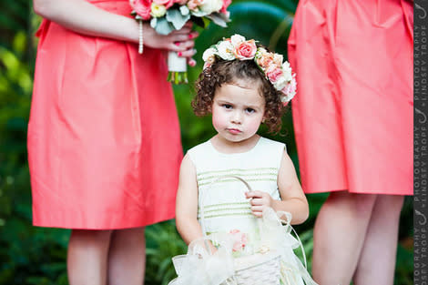 Forcing your flower girl to give in to your demands is a surefire sign you've crossed the line.