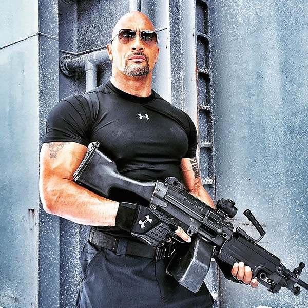 Dwayne Johnson in 'Fast 8' 