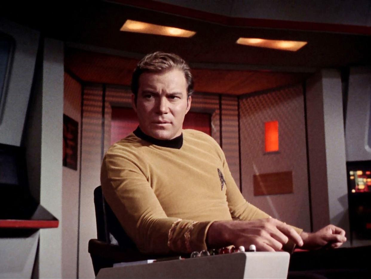 William Shatner as Captain James T. Kirk