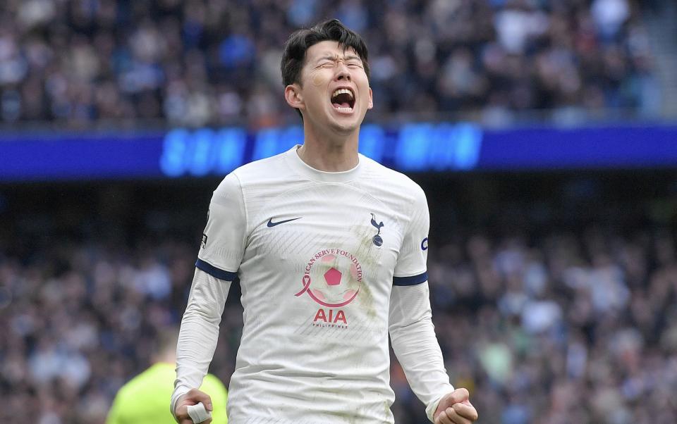 Son strikes late for Spurs