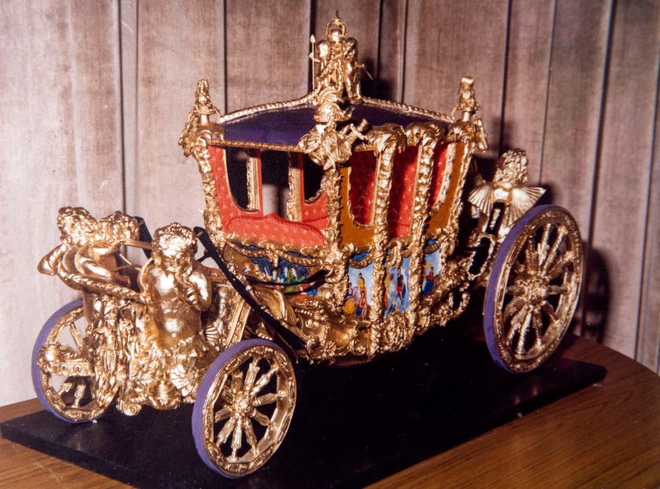 Spence's creation for the Silver Jubilee of Queen Elizabeth II