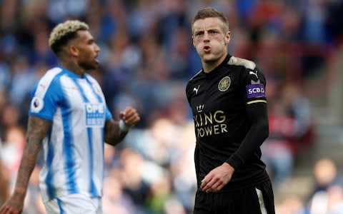 Jamie Vardy is an injury doubt for Leicester