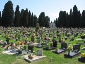 Der Inselfriedhof auf San Michele ist ein beliebtes Ausflugsziel von Touristen in Venedig. Er misst 17,6 Hektar. Foto: Andrea Warnecke