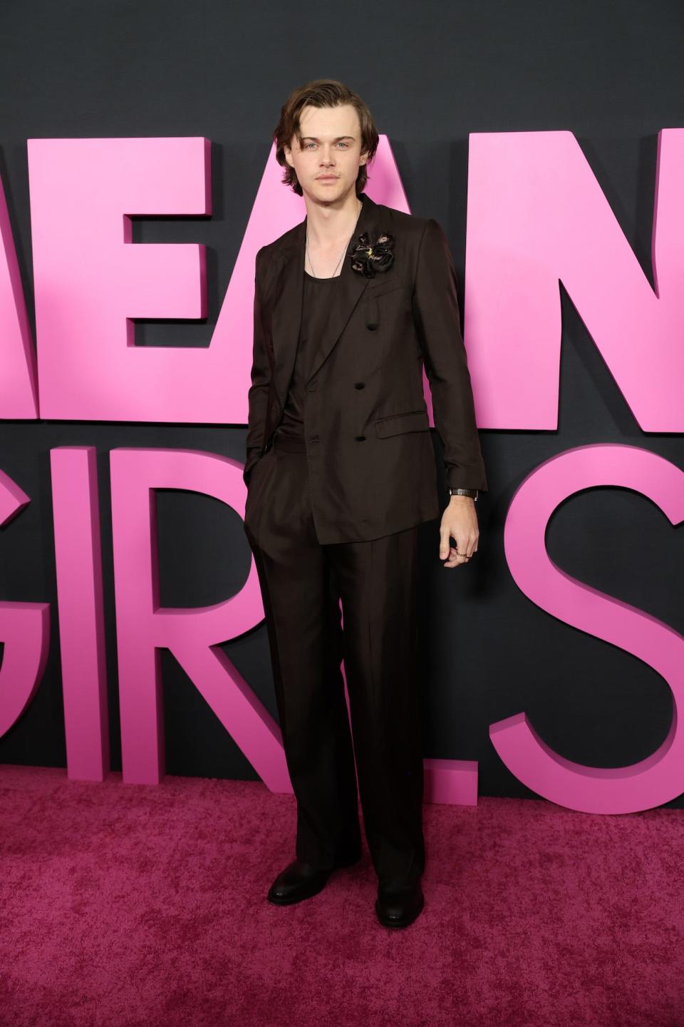 Christopher Briney attends the "Mean Girls" premiere.