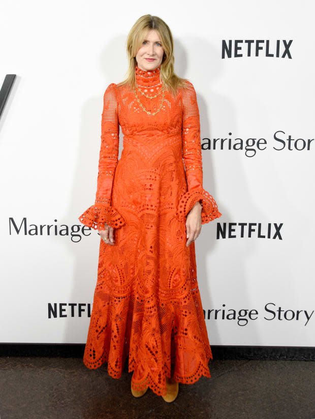 Laura Dern in Zimmermann at the premiere of 'Marriage Story' in Los Angeles. Photo: Charley Gallay/Getty Images