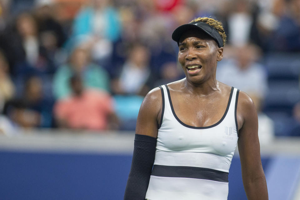 Venus Williams ordered coffee in the middle of her second round match at the US Open, but wasn't there to receive it. (Photo by Tim Clayton/Corbis via Getty Images)