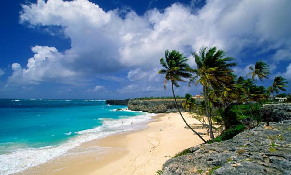 Bottom Bay in Barbados.