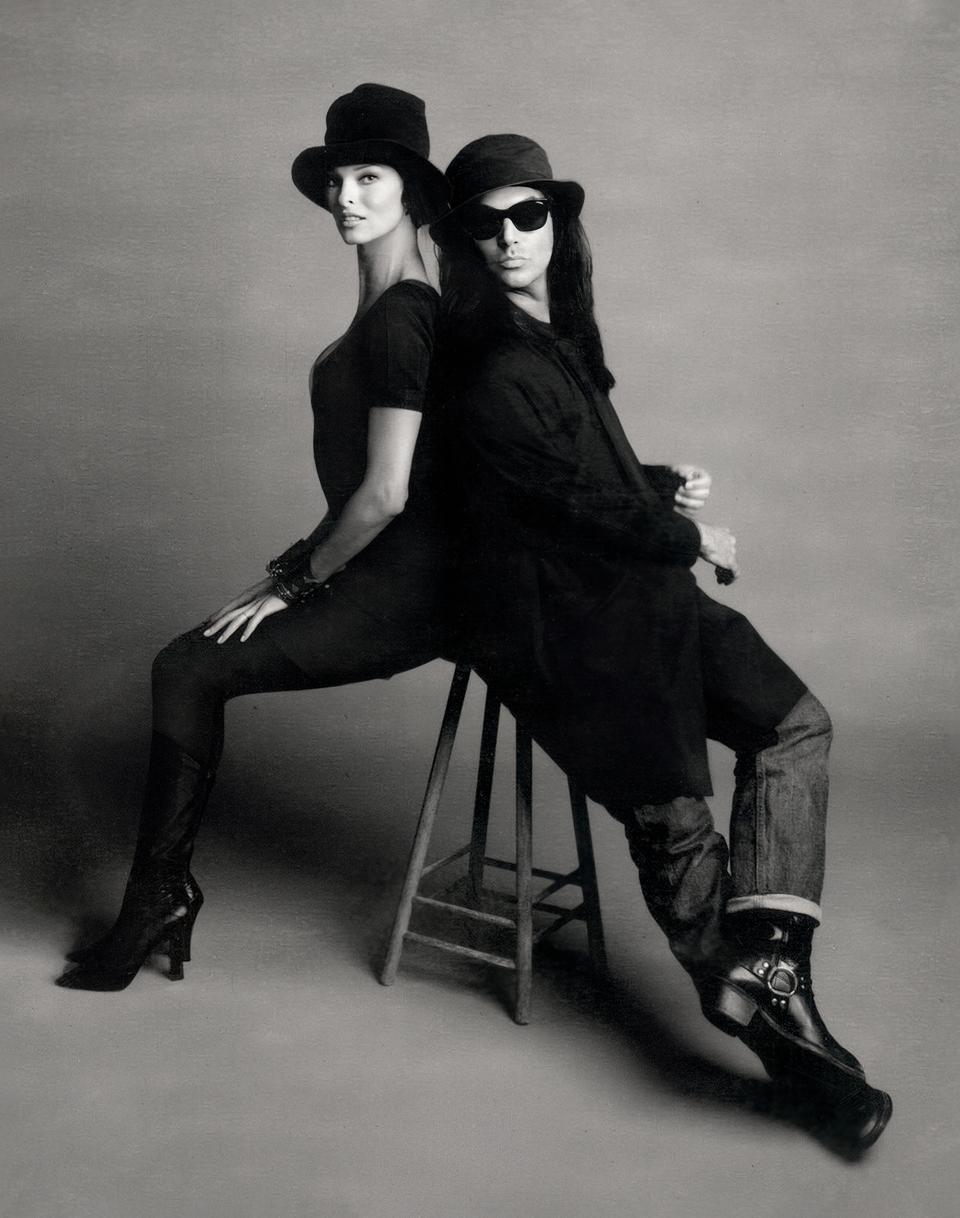 Linda Evangelista  and Steven Meisel 