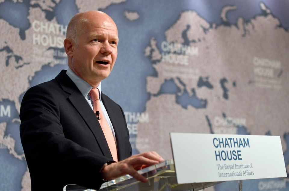 <em>William Hague said world leaders did not think Brexit would actually happen (Rex)</em>