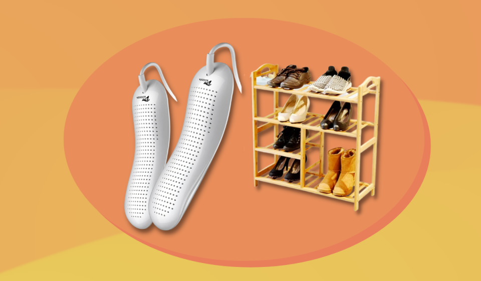 shoe dryer and shoes