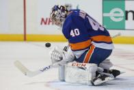 NHL: Columbus Blue Jackets at New York Islanders