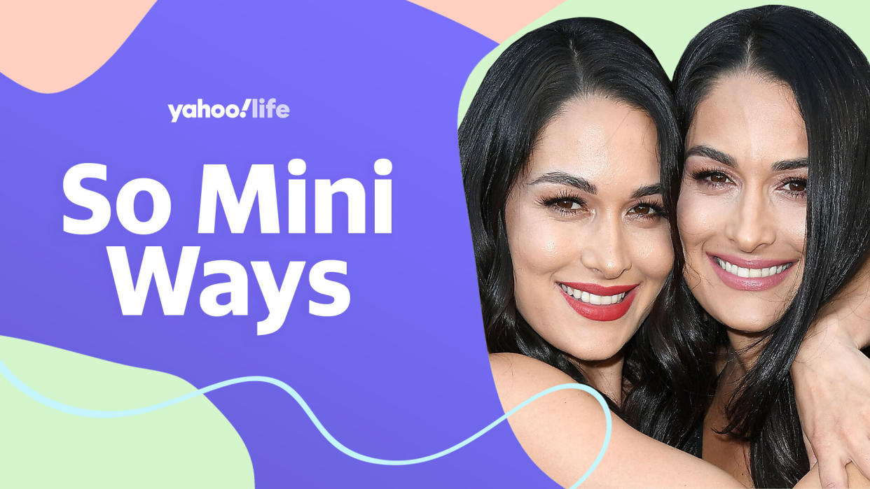 The Bella Twins open up about motherhood. (Photo: Getty Images; designed by Quinn Lemmers)