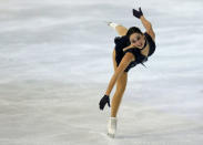 Figure Ice Skating - ISU Grand Prix of Figure Skating Internationaux de France - Pole Sud Ice Rink, Grenoble, France - November 17, 2017 Kaetlyn Osmond of Canada performs during the Ladies Short Program REUTERS/Robert Pratta