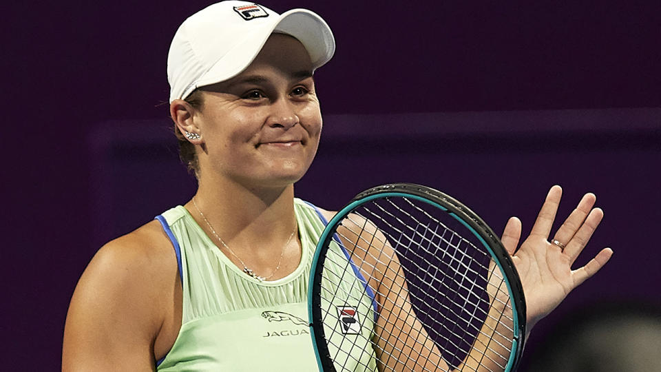 Ash Barty's coach Craig Tyzzer says he's expected to see a new and improved player during the Australian Open. (Photo by Quality Sport Images/Getty Images)