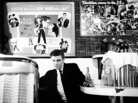 Vince Taylor at Soho's 2i's coffee bar - Credit: GETTY