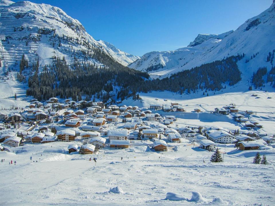 Luxe Lech holds one of the Alps’ best snow records and a tangle of deep powder pistes (Getty Images/iStockphoto)