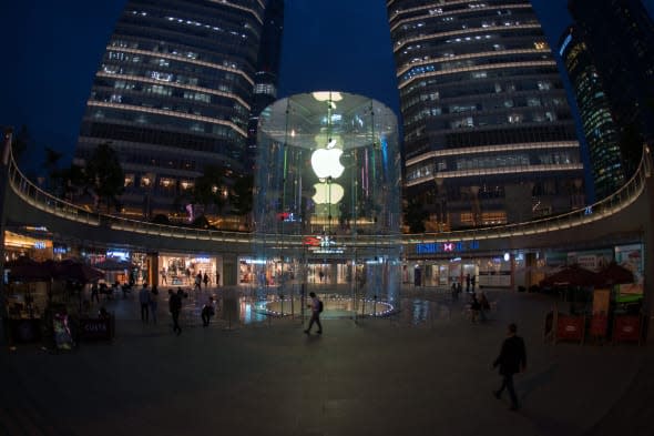 CHINA-US-TELECOMMUNICATION-RETAIL-APPLE