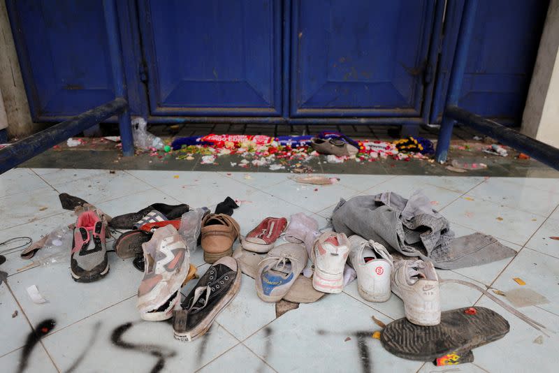 Aftermath of a fatal football stampede in Malang