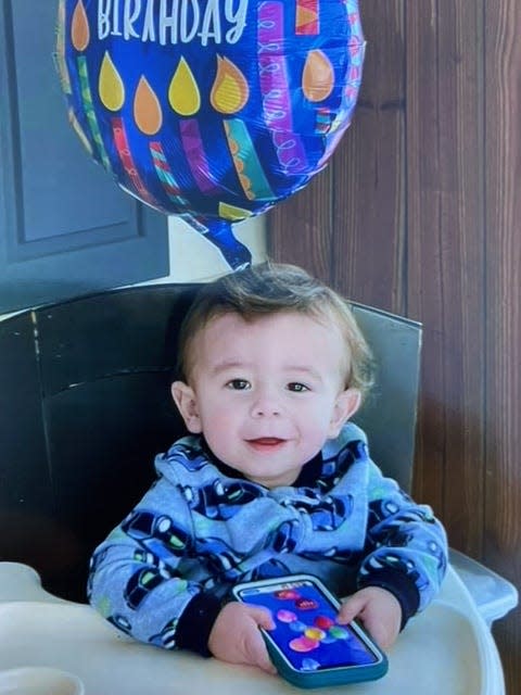 Quinton Simon, 20-month-old boy missing from area around 500 block of Buckhalter Road in southwest Chatham County. He was last seen wearing a light blue Sesame Street shirt and black pants.