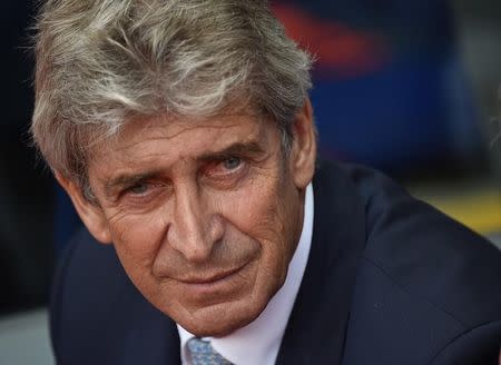 Football - Crystal Palace v Manchester City - Barclays Premier League - Selhurst Park - 12/9/15 Manchester City manager Manuel Pellegrini before the game Reuters / Toby Melville Livepic