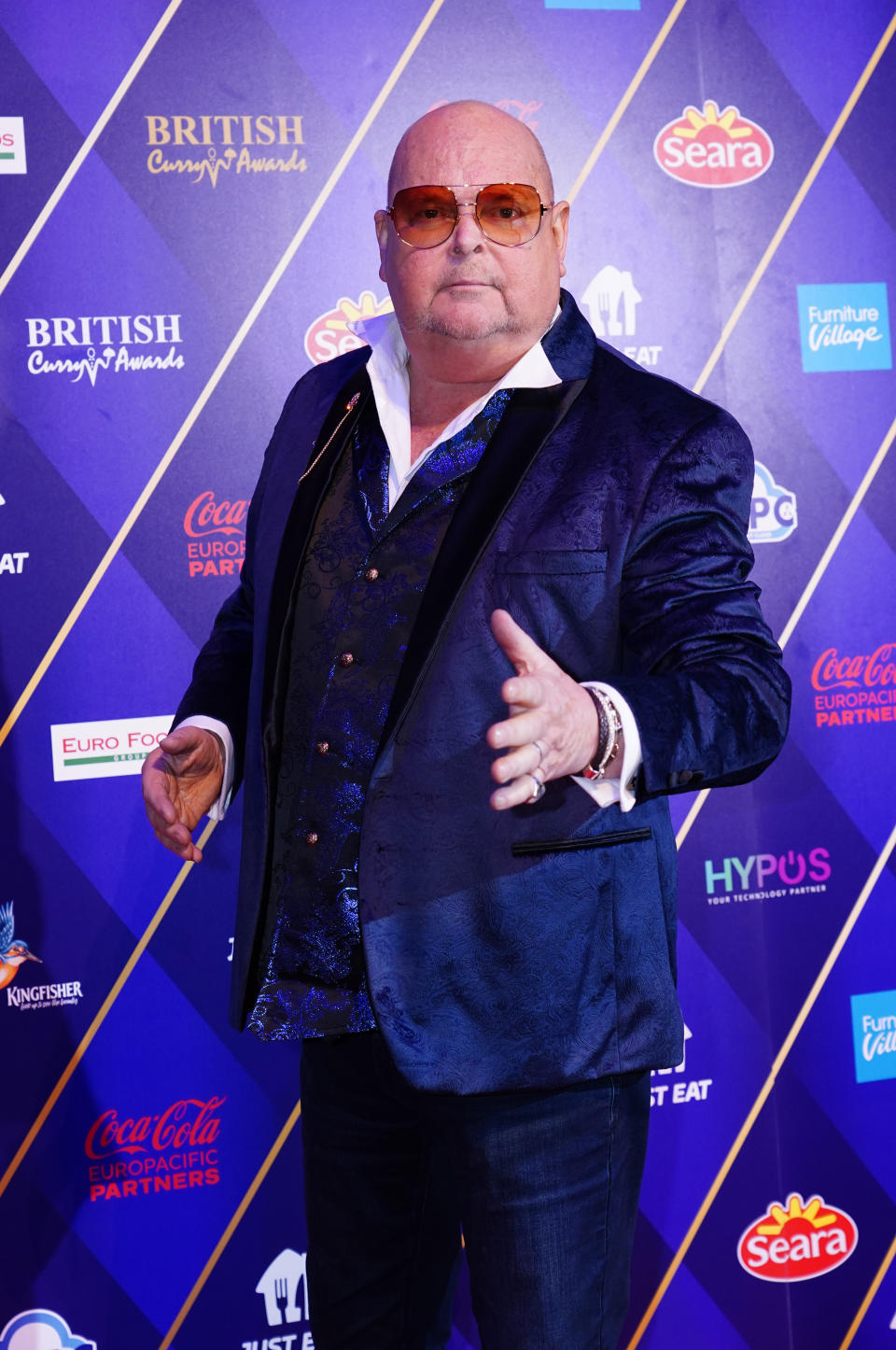 James Whale arrives at the British Curry Awards 2022 at Evolution London. Picture date: Monday November 28, 2022.