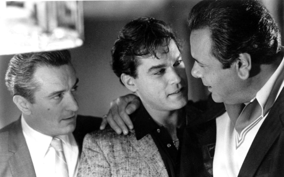 Robert De Niro, Ray Liotta and Paul Sorvino in the film Goodfellas, which dramatised the Lufthansa heist - Film Stills