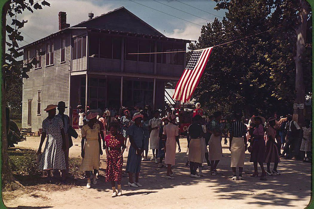 A Fourth of July celebration. St. Helena Island, South Carolina, 1939.