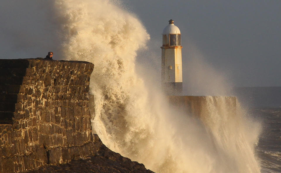 Wind And Rain Hit The UK