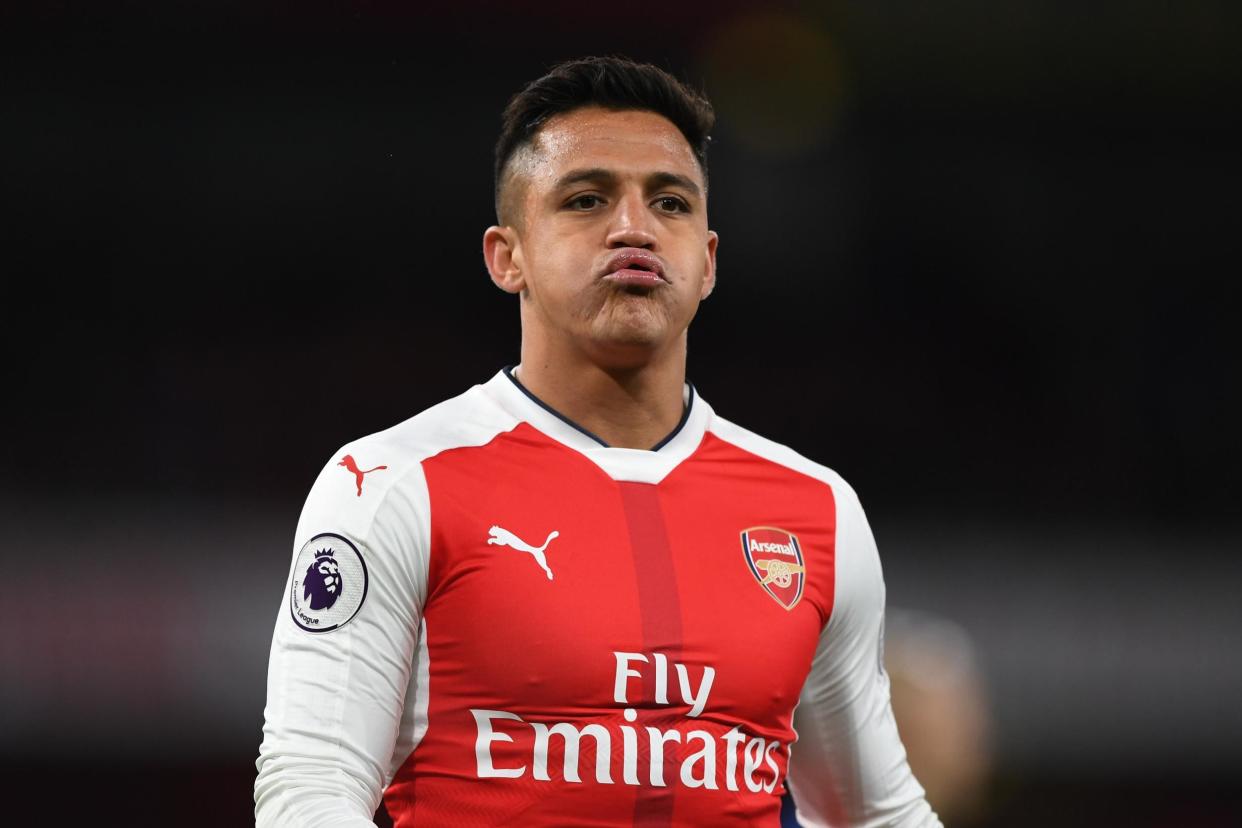 Talisman: Arsenal have offered Alexis Sanchez a £300,000-a-week contract to stay: Getty Images