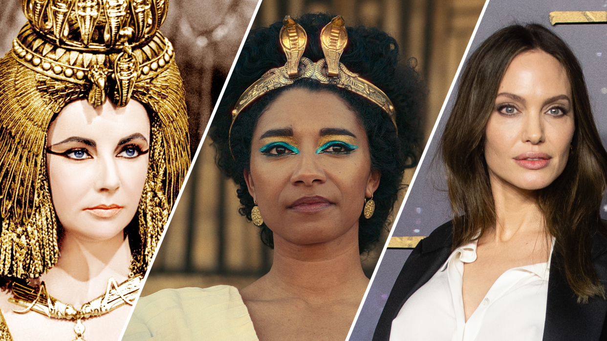 The role of Cleopatra has attracted Elizabeth Taylor, Adele James and Angelina Jolie. (Photo: Everett Collection, Netflix, Getty Images)




