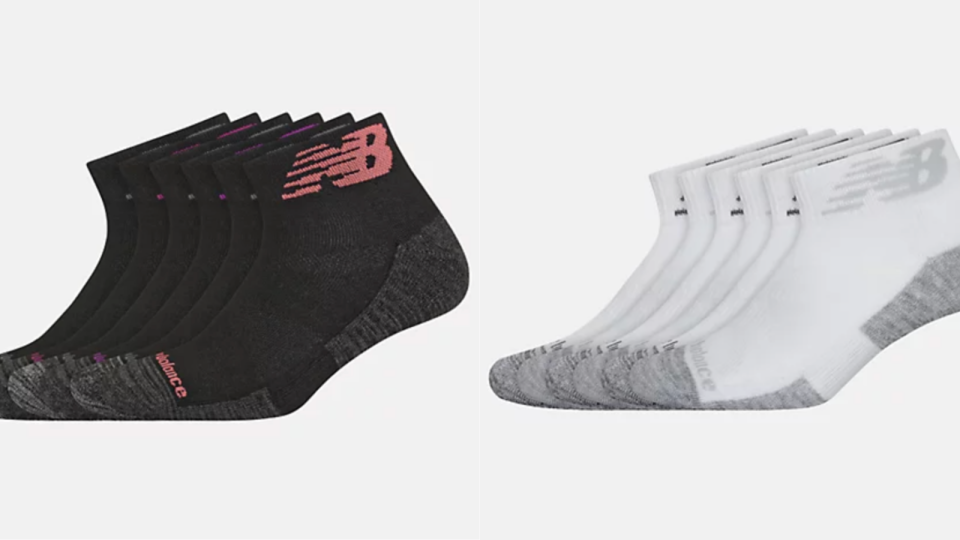 Best gifts for runners: New Balance Cushion Quarter Socks