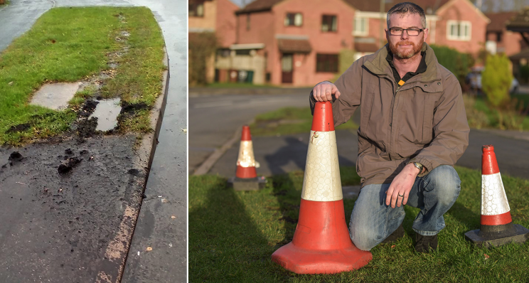 Benjamin Broadhurst has been taking photos of the alleged offences (Picture: Mercury)