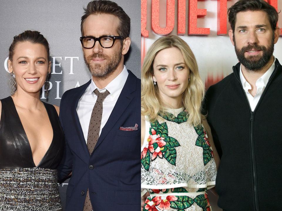 blake lively ryan reynolds emily blunt john krasinski