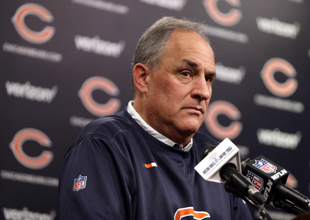 Vic Fangio bucks the NFL trend of hiring young offensive-minded coaches. (Getty)